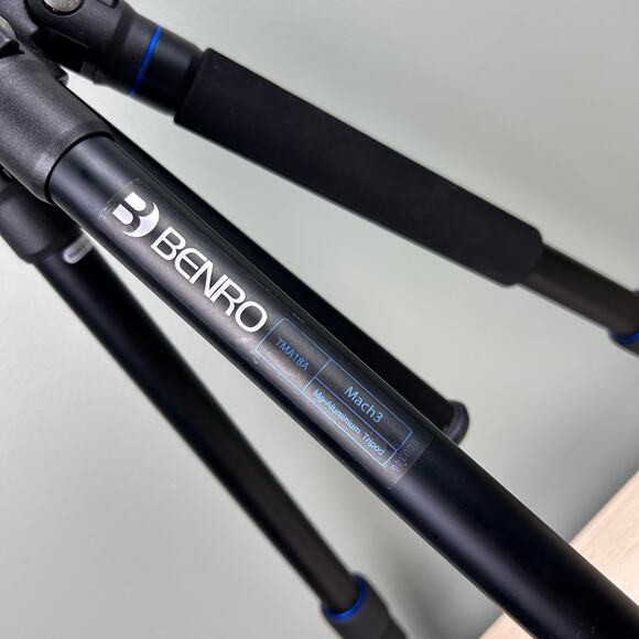 Benro Mach 3 Mach3 Aluminum Photography Tripod with B1 Ball Head & Case TMA18A - Picture 5 of 7
